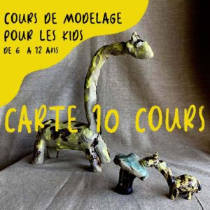 cours modelage enfant sculpture Finistère Bretagne Chateauneuf du faou
